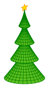 Christmas tree plotted